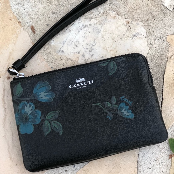 NWT Coach Floral Rowan Victorian Satchel&wristlet - Picture 7 of 7